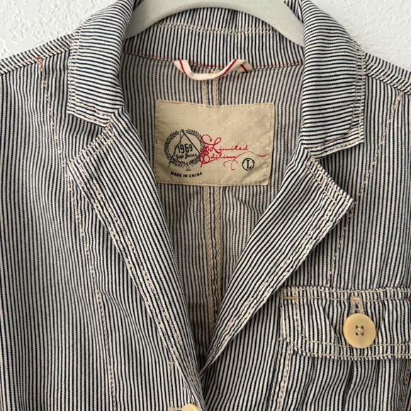 GAP Women’s Vintage Navy & White Limited Edition Jacket Size Large - Picture 8 of 16